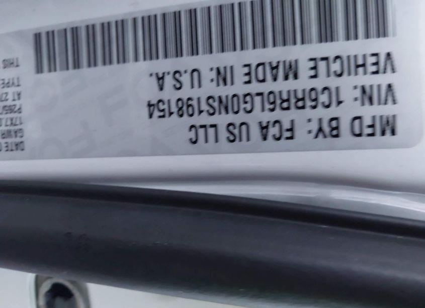 Photo 9 of 2022 Ram 1500 CLASSIC SLT 4X2 5'7 BOX (VIN 1C6RR6LG0NS198154)