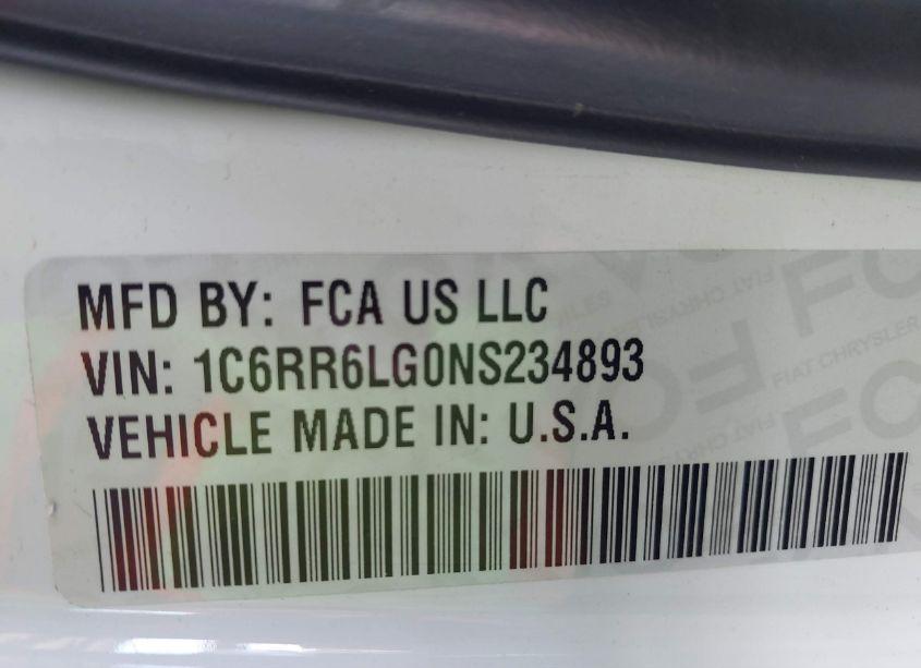 Photo 9 of 2022 Ram 1500 CLASSIC SLT 4X2 5'7 BOX (VIN 1C6RR6LG0NS234893)