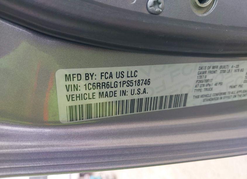 Photo 9 of 2023 Ram 1500 CLASSIC SLT 4X2 5'7 BOX (VIN 1C6RR6LG1PS518746)
