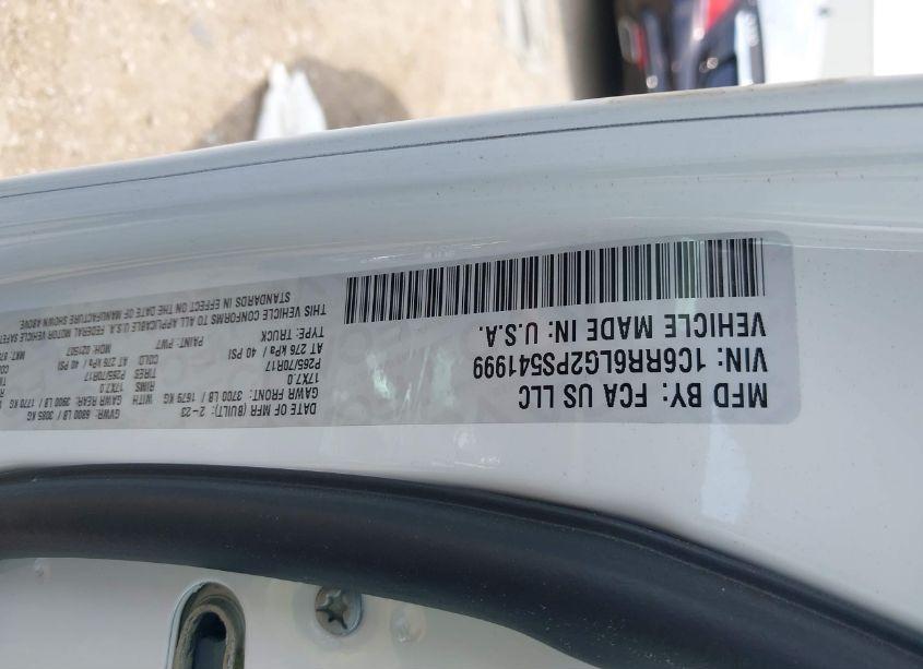 Photo 9 of 2023 Ram 1500 CLASSIC SLT 4X2 5'7" BOX (VIN 1C6RR6LG2PS541999)