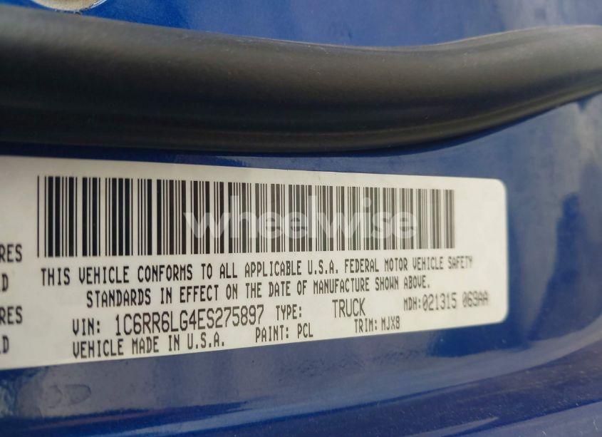 Photo 9 of 2014 Ram 1500 BIG HORN (VIN 1C6RR6LG4ES275897)