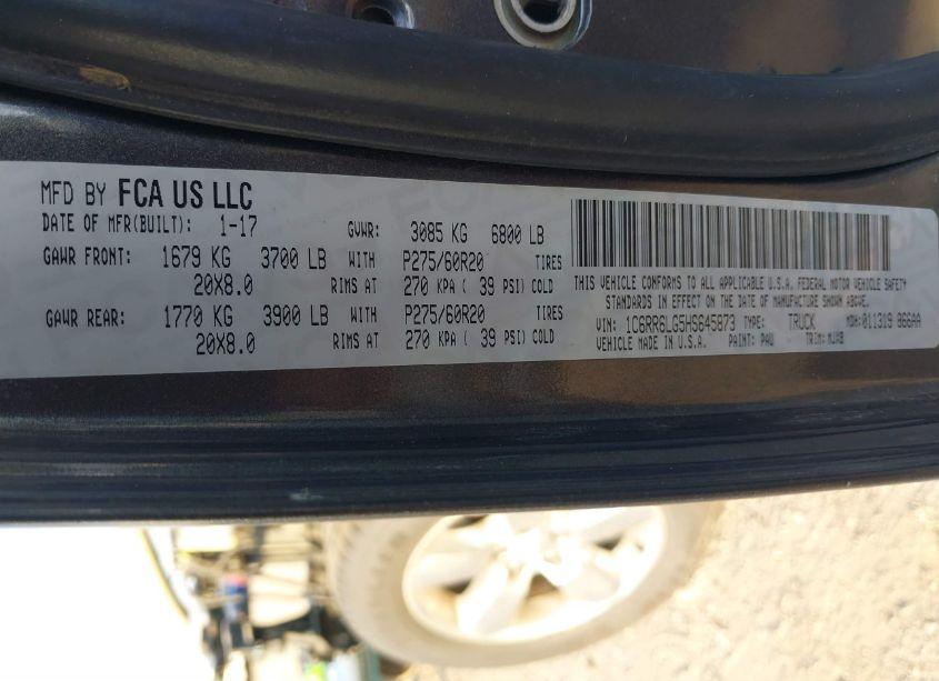 Photo 9 of 2017 Ram 1500 BIG HORN 4X2 5'7 BOX (VIN 1C6RR6LG5HS645873)