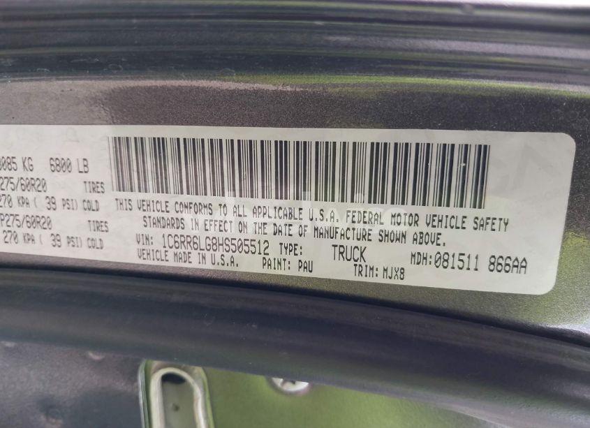 Photo 9 of 2017 Ram 1500 LONE STAR 4X2 5'7 BOX (VIN 1C6RR6LG8HS505512)