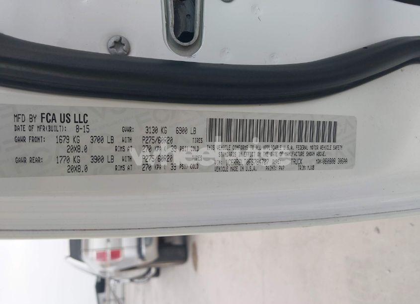 Photo 9 of 2015 Ram 1500 LONE STAR (VIN 1C6RR6LT0FS784707)