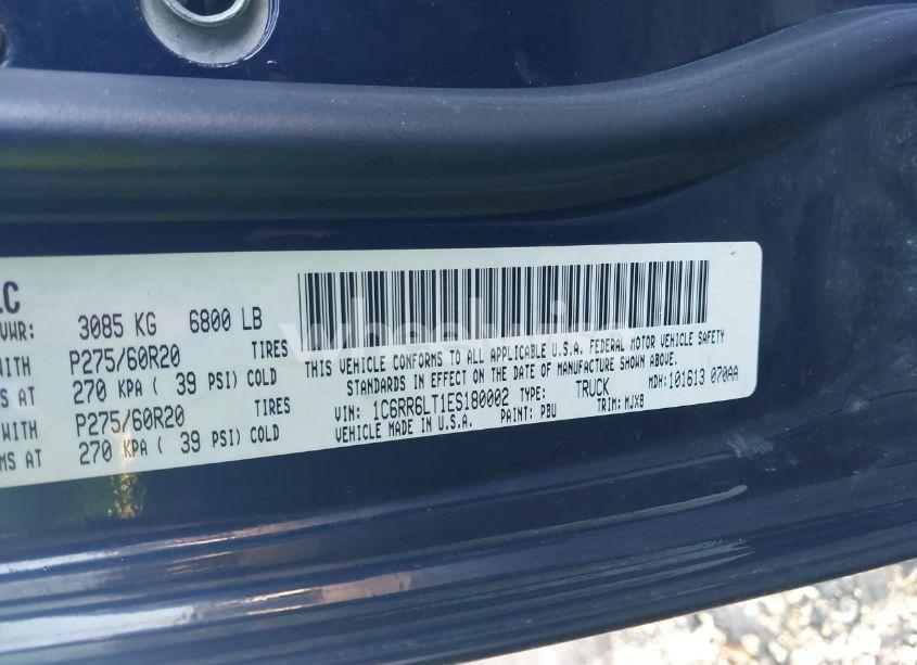 Photo 9 of 2014 Ram 1500 LONE STAR (VIN 1C6RR6LT1ES180002)