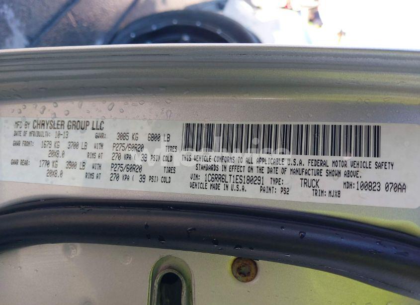 Photo 9 of 2014 Ram 1500 LONE STAR (VIN 1C6RR6LT1ES180291)