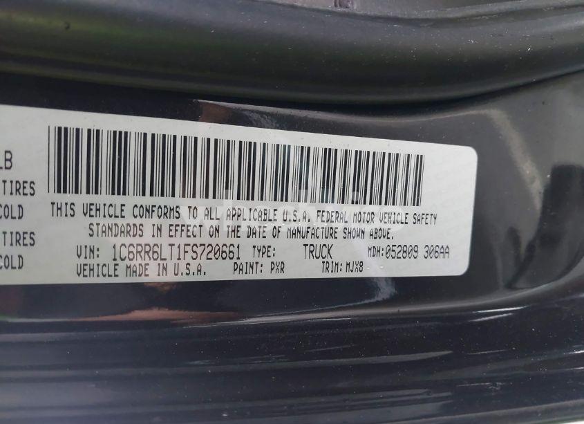 Photo 9 of 2015 Ram 1500 BIG HORN (VIN 1C6RR6LT1FS720661)