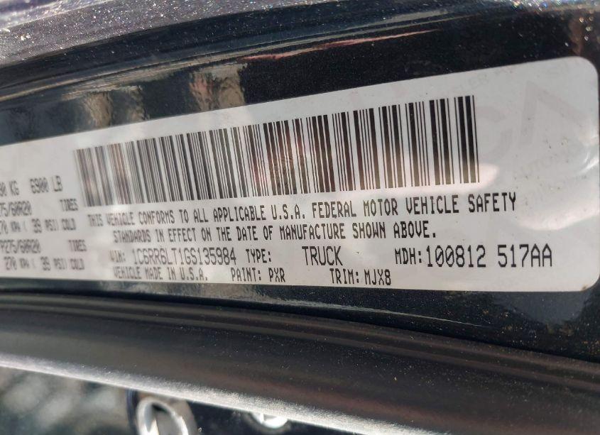 Photo 9 of 2016 Ram 1500 BIG HORN (VIN 1C6RR6LT1GS135984)