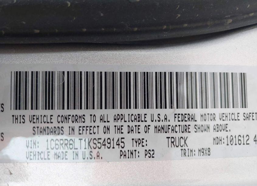 Photo 9 of 2019 Ram 1500 CLASSIC SLT 4X2 5'7 BOX (VIN 1C6RR6LT1KS549145)