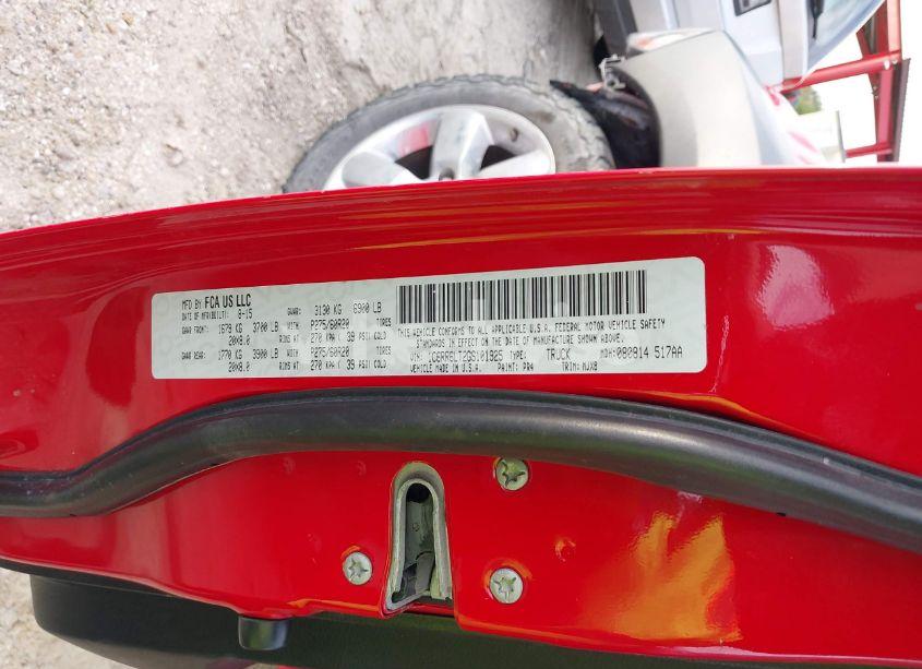 Photo 9 of 2016 Ram 1500 BIG HORN (VIN 1C6RR6LT2GS101925)