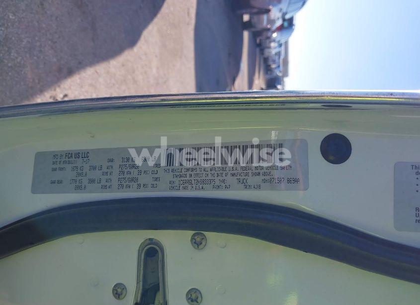 Photo 9 of 2017 Ram 1500 LONE STAR SILVER 4X2 5'7 BOX (VIN 1C6RR6LT2HS833375)