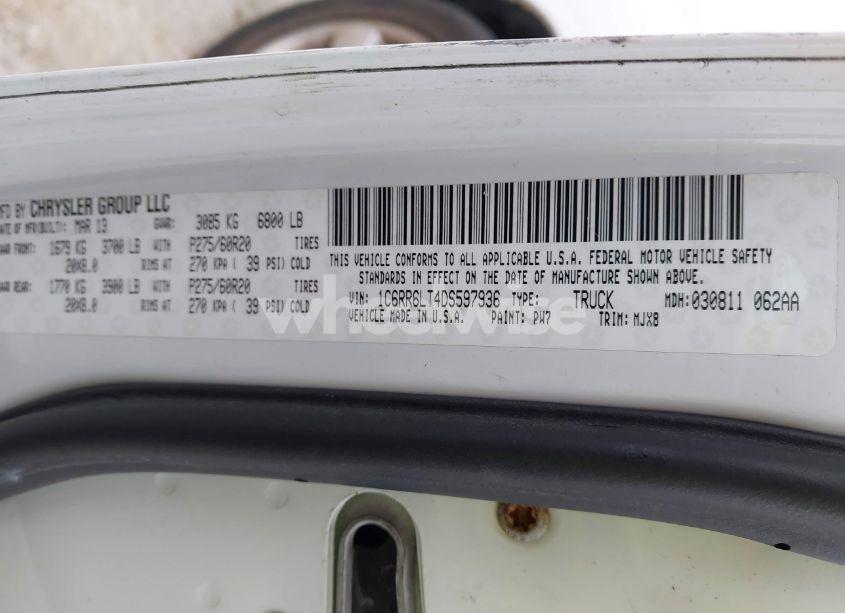 Photo 9 of 2013 Ram 1500 LONE STAR (VIN 1C6RR6LT4DS597936)