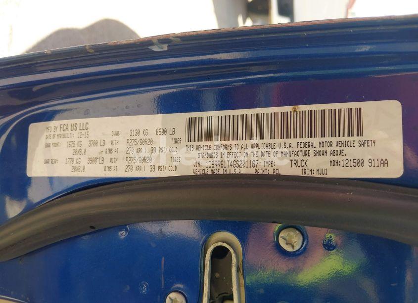 Photo 9 of 2016 Ram 1500 LONE STAR (VIN 1C6RR6LT4GS201167)