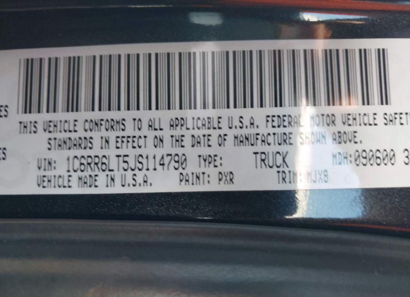 Photo 9 of 2018 Ram 1500 BIG HORN 4X2 5'7 BOX (VIN 1C6RR6LT5JS114790)