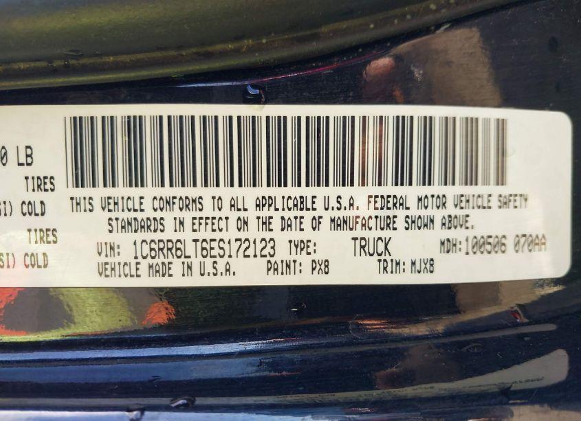 Photo 9 of 2014 Ram 1500 LONE STAR (VIN 1C6RR6LT6ES172123)