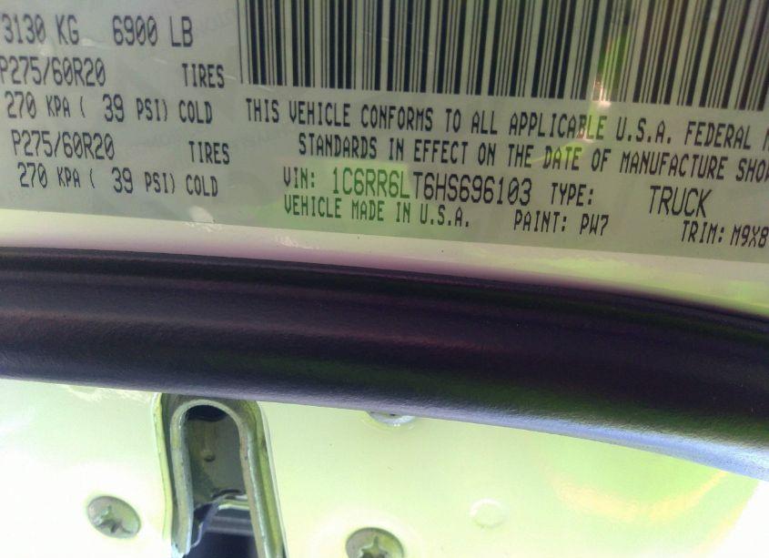 Photo 9 of 2017 Ram 1500 BIG HORN 4X2 5'7" BOX (VIN 1C6RR6LT6HS696103)