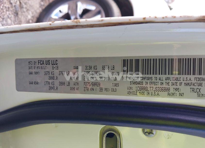 Photo 9 of 2018 Ram 1500 BIG HORN 4X2 5'7 BOX (VIN 1C6RR6LT7JS336800)
