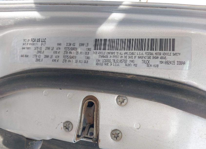 Photo 9 of 2018 Ram 1500 BIG HORN 4X2 5'7 BOX (VIN 1C6RR6LT8JS105792)