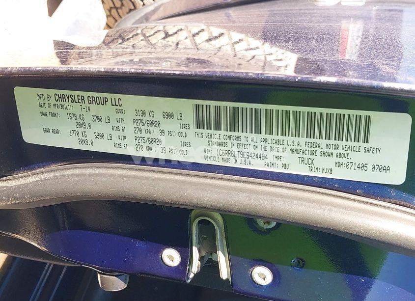 Photo 9 of 2014 Ram 1500 LONE STAR (VIN 1C6RR6LT9ES424494)