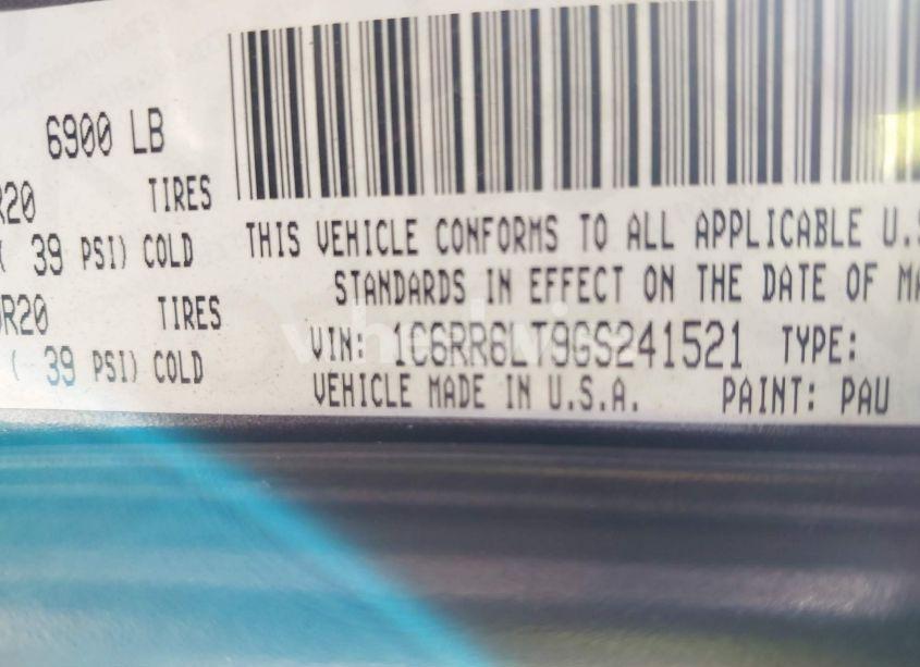 Photo 9 of 2016 Ram 1500 LONE STAR (VIN 1C6RR6LT9GS241521)