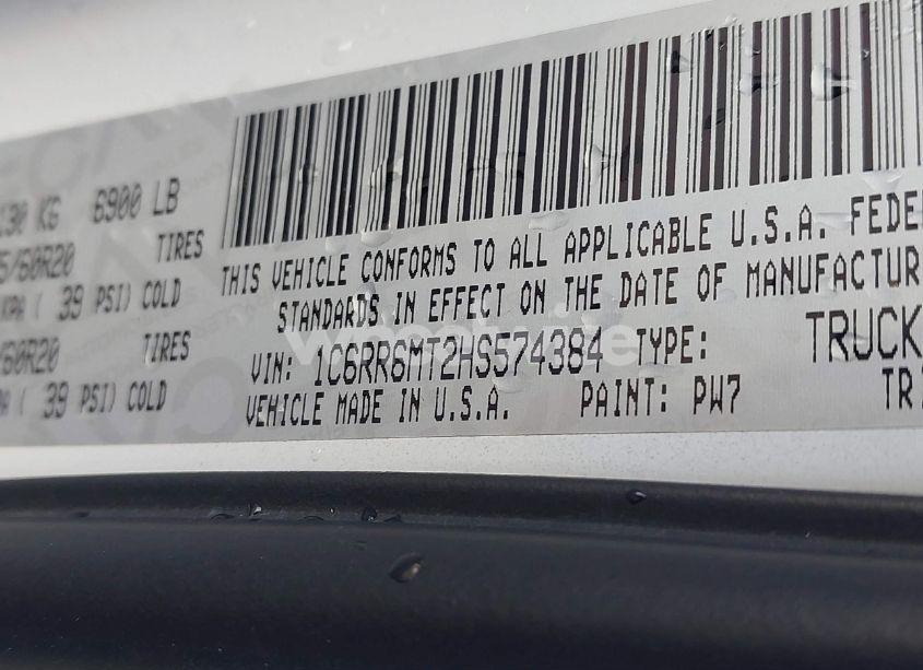 Photo 9 of 2017 Ram 1500 NIGHT 4X2 5'7 BOX (VIN 1C6RR6MT2HS574384)