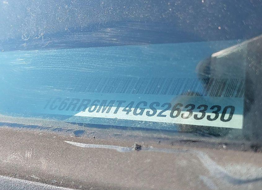 Photo 9 of 2016 Ram 1500 SPORT (VIN 1C6RR6MT4GS263330)