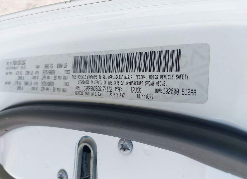 Photo 9 of 2016 Ram 1500 LARAMIE (VIN 1C6RR6NG9GS170112)