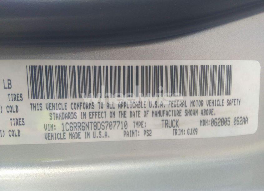 Photo 9 of 2013 Ram 1500 LARAMIE (VIN 1C6RR6NT8DS707710)