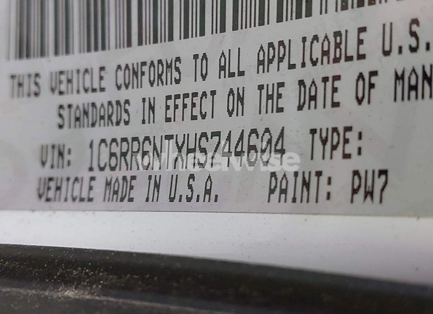 Photo 9 of 2017 Ram 1500 LARAMIE 4X2 5'7 BOX (VIN 1C6RR6NTXHS744604)