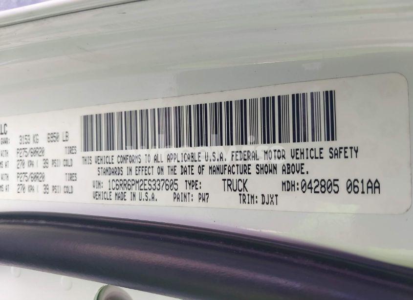 Photo 9 of 2014 Ram 1500 LONGHORN (VIN 1C6RR6PM2ES337605)