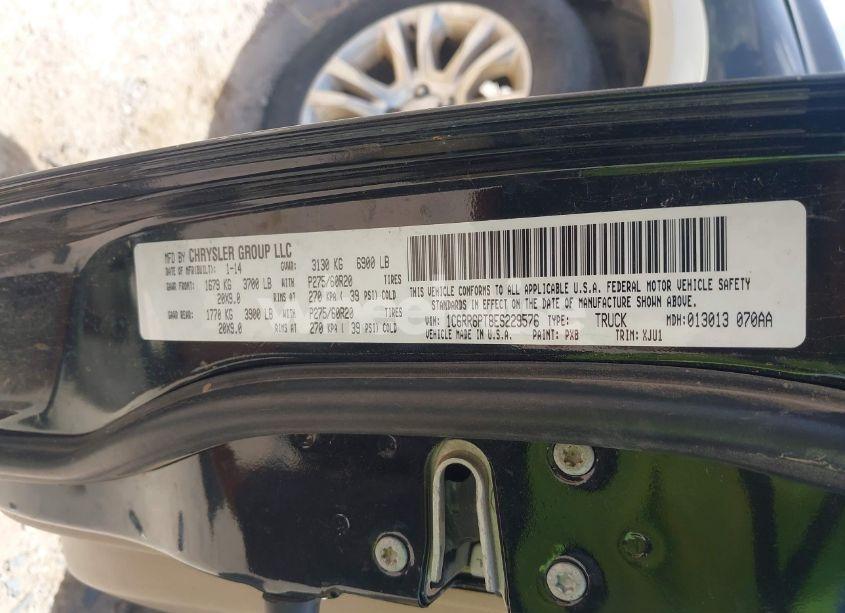 Photo 9 of 2014 Ram 1500 LONGHORN (VIN 1C6RR6PT8ES229576)