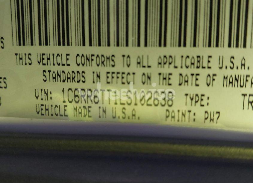 Photo 9 of 2020 Ram 1500 CLASSIC SLT 4X2 6'4 BOX (VIN 1C6RR6TT1LS102638)