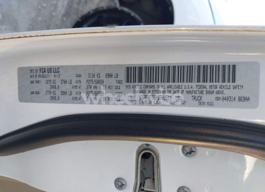 Photo 9 of 2017 Ram 1500 BIG HORN 4X2 6'4 BOX (VIN 1C6RR6TT6HS708511)