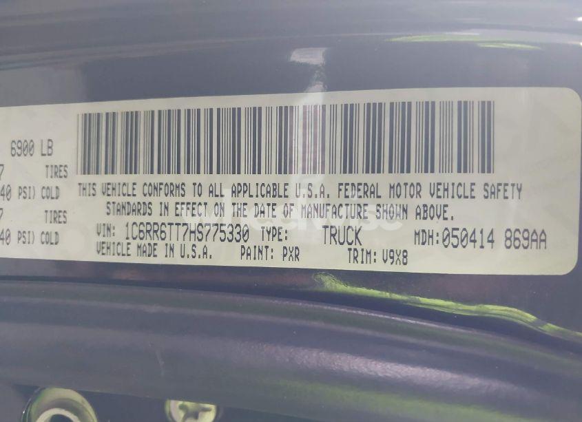 Photo 9 of 2017 Ram 1500 SLT 4X2 6'4 BOX (VIN 1C6RR6TT7HS775330)