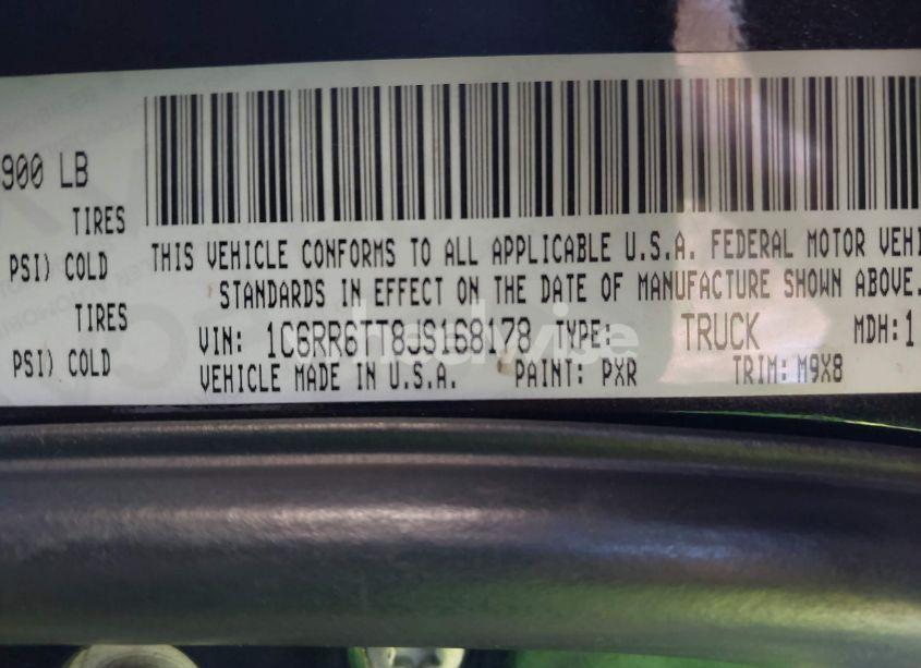 Photo 9 of 2018 Ram 1500 BIG HORN 4X2 6'4 BOX (VIN 1C6RR6TT8JS168178)