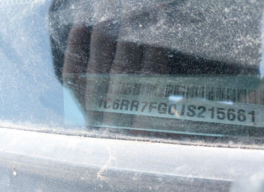 Photo 9 of 2018 Ram 1500 TRADESMAN QUAD CAB 4X4 6'4 BOX (VIN 1C6RR7FG0JS215661)