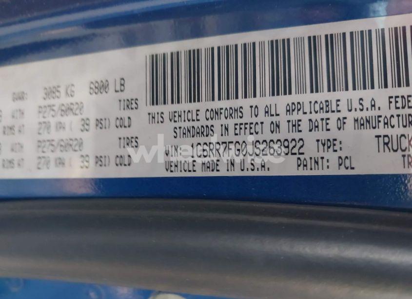 Photo 9 of 2018 Ram 1500 EXPRESS 4X4 6'4 BOX (VIN 1C6RR7FG0JS263922)