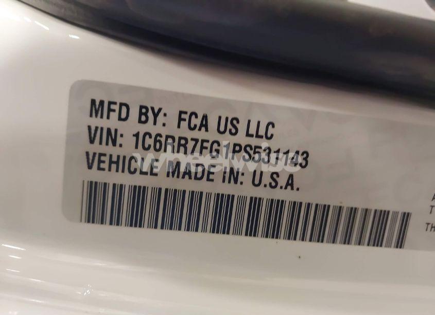 Photo 9 of 2023 Ram 1500 CLASSIC TRADESMAN 4X4 6'4 BOX (VIN 1C6RR7FG1PS531143)