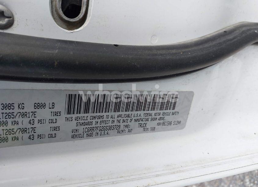 Photo 9 of 2016 Ram 1500 TRADESMAN (VIN 1C6RR7FG2GS383729)