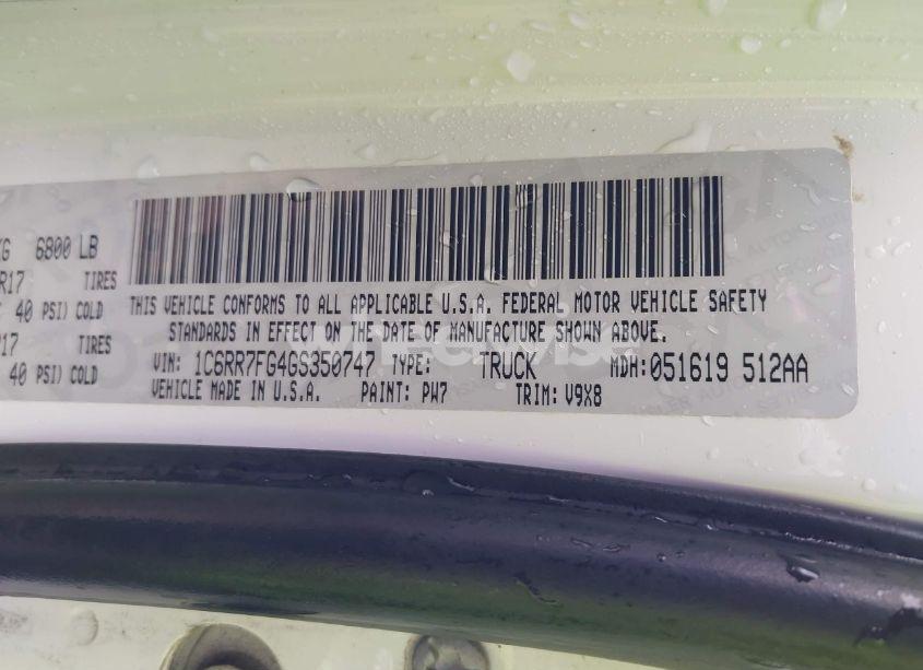 Photo 9 of 2016 Ram 1500 EXPRESS (VIN 1C6RR7FG4GS350747)