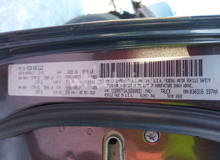 Photo 9 of 2018 Ram 1500 EXPRESS 4X4 6'4 BOX (VIN 1C6RR7FG4JS260831)