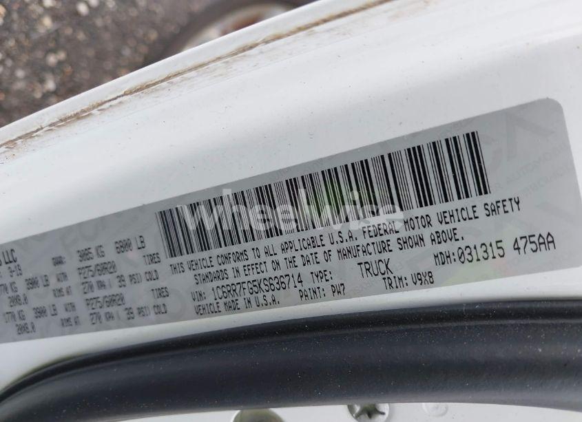 Photo 9 of 2019 Ram 1500 CLASSIC EXPRESS 4X4 6'4 BOX (VIN 1C6RR7FG5KS636714)