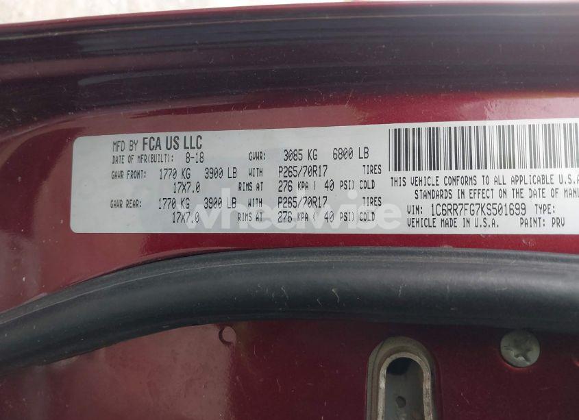 Photo 9 of 2019 Ram 1500 CLASSIC EXPRESS 4X4 6'4 BOX (VIN 1C6RR7FG7KS501699)