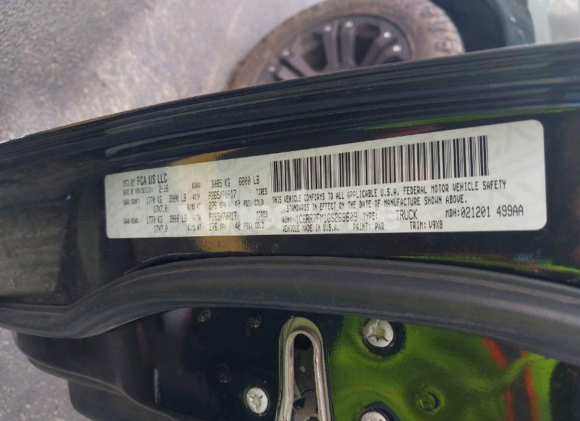 Photo 9 of 2016 Ram 1500 TRADESMAN (VIN 1C6RR7FM1GS268609)