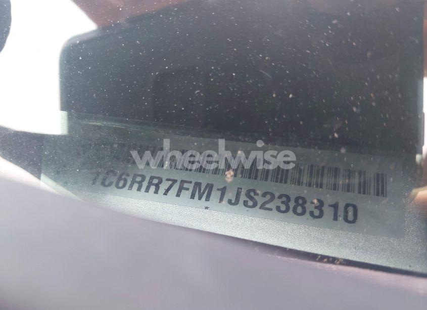 Photo 17 of 2018 Ram 1500 TRADESMAN 4X4 6'4 BOX (VIN 1C6RR7FM1JS238310)