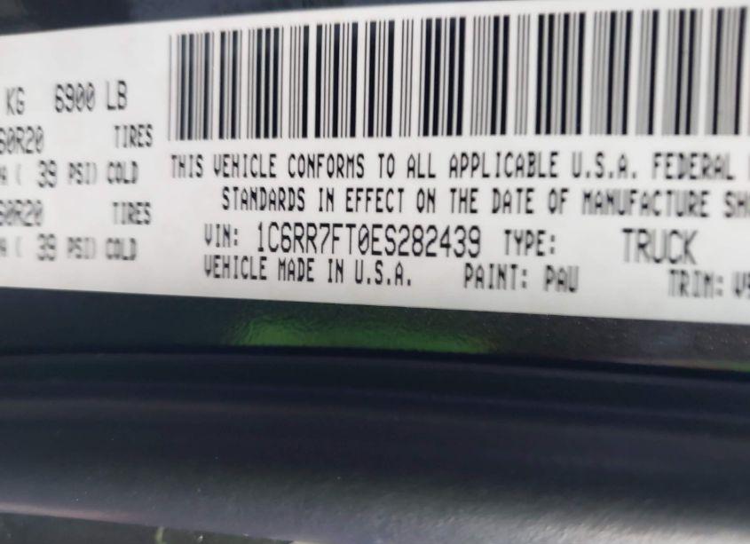 Photo 9 of 2014 Ram 1500 EXPRESS (VIN 1C6RR7FT0ES282439)