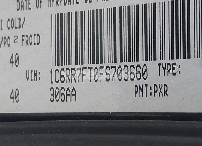 Photo 9 of 2015 Ram 1500 ST (VIN 1C6RR7FT0FS703660)