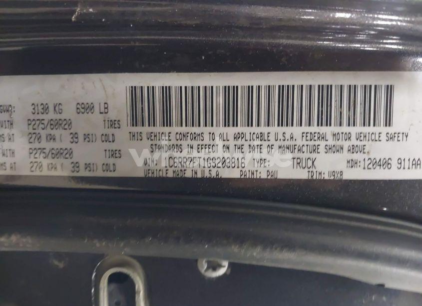 Photo 9 of 2016 Ram 1500 EXPRESS (VIN 1C6RR7FT1GS203816)