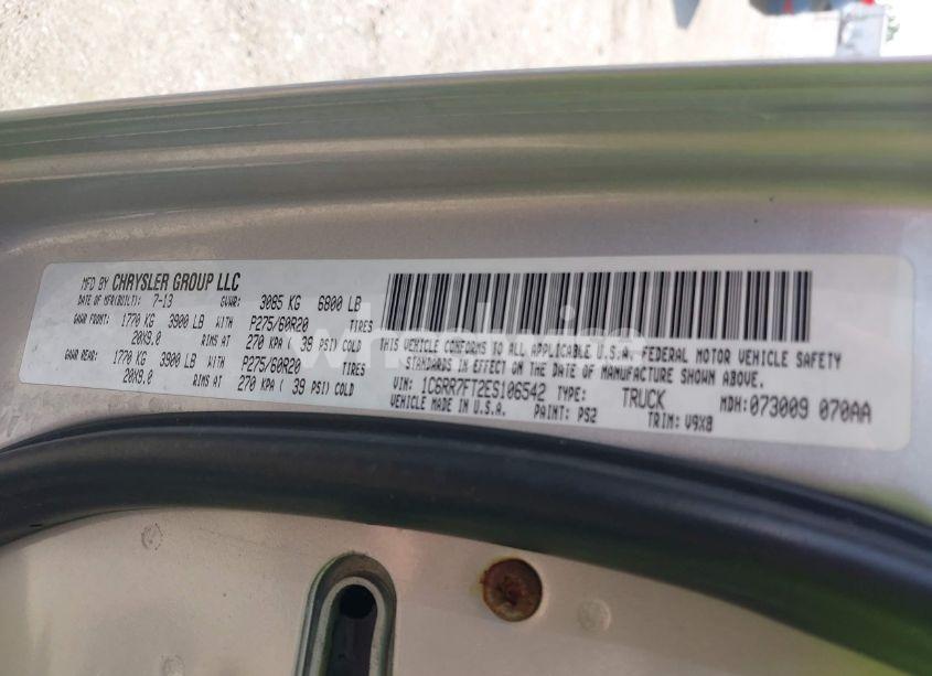 Photo 9 of 2014 Ram 1500 EXPRESS (VIN 1C6RR7FT2ES106542)