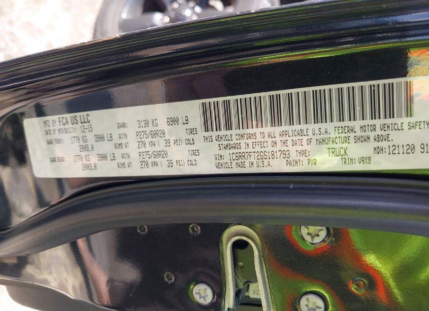 Photo 9 of 2016 Ram 1500 EXPRESS (VIN 1C6RR7FT2GS181793)